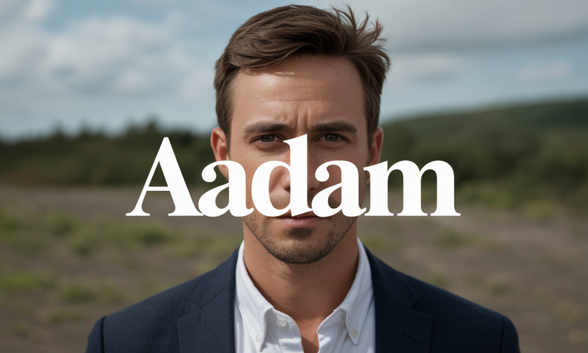 Illustration symbolique liée à l’origine du prénom Aadam