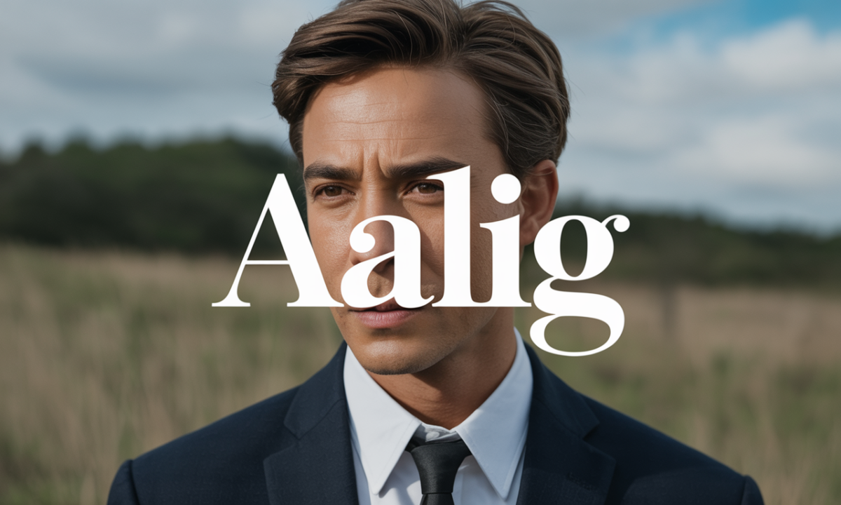 Illustration symbolique liée à l’origine du prénom Aalig