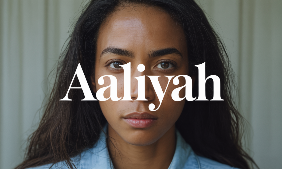 Illustration symbolique liée à l’origine du prénom Aaliyah