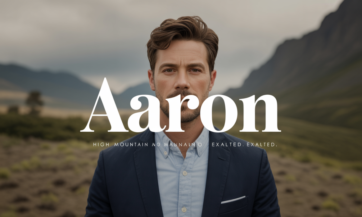 Illustration de Aaron, Prénoms