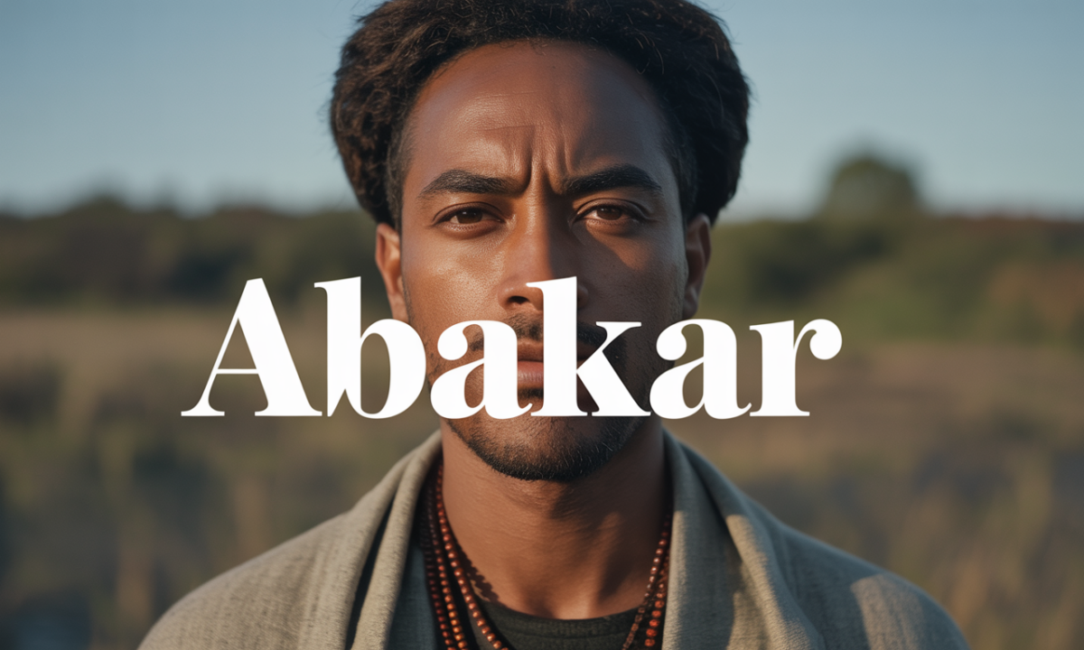 Illustration symbolique liée à l’origine du prénom Abakar