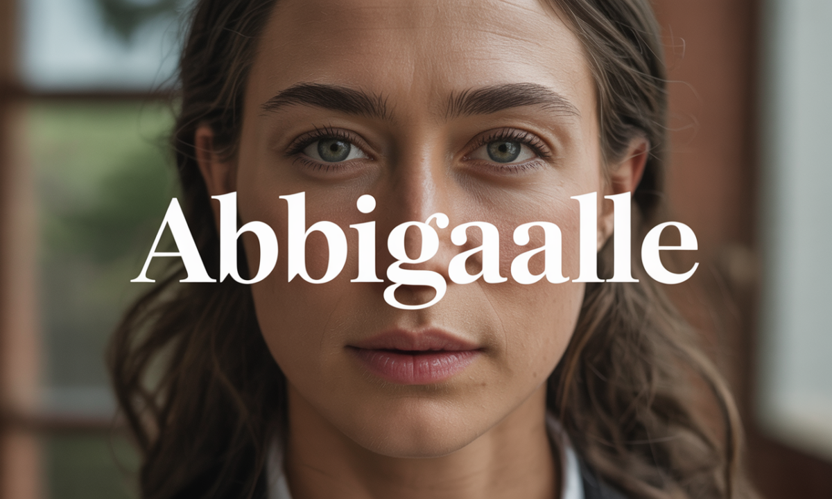 Illustration symbolique liée à l’origine du prénom Abbigaalle