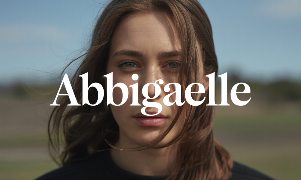 Illustration symbolique liée à l’origine du prénom Abbigaelle
