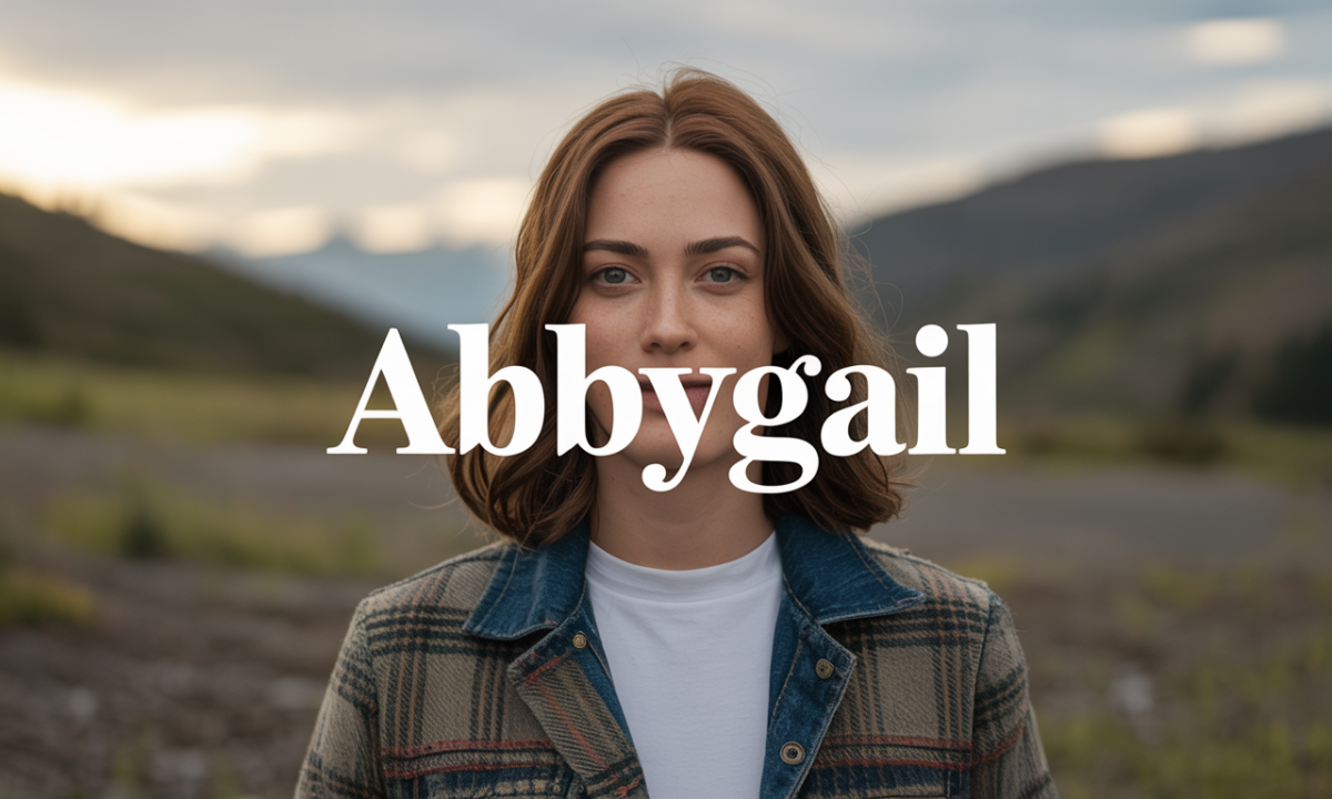 Illustration symbolique liée à l’origine du prénom Abbygail