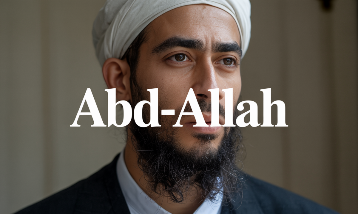 Illustration symbolique liée à l’origine du prénom Abd-allah