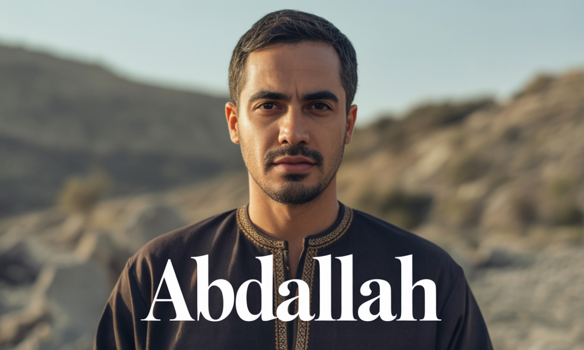 Illustration symbolique liée à l’origine du prénom Abdallah