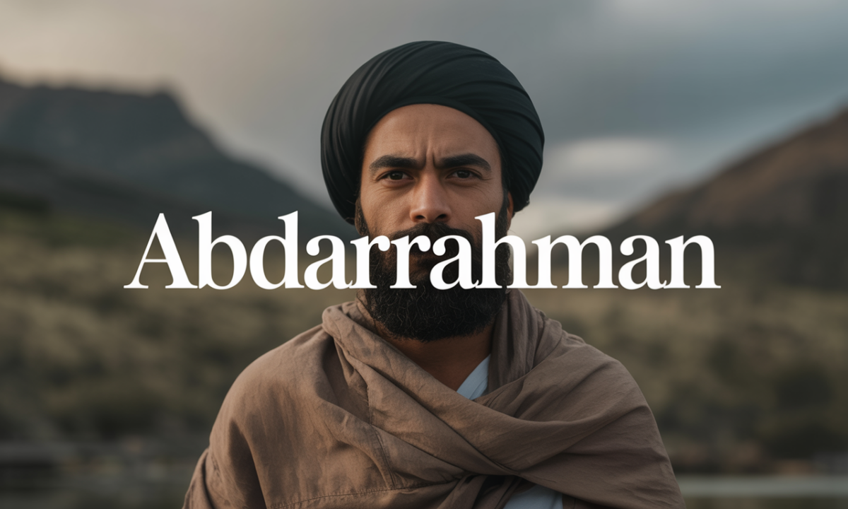 Illustration symbolique liée à l’origine du prénom Abdarrahman