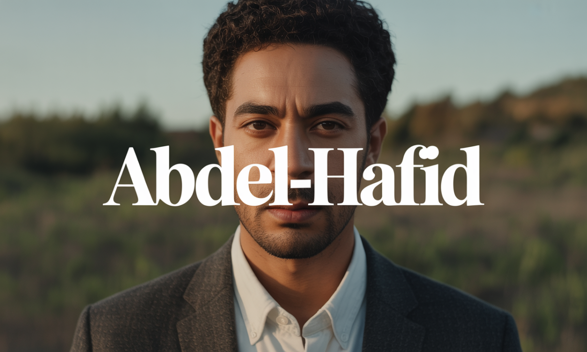 Illustration symbolique liée à l’origine du prénom Abdel-hafid