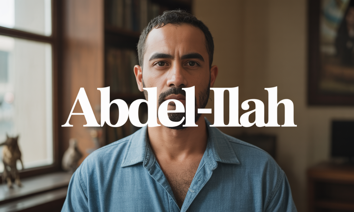 Illustration symbolique liée à l’origine du prénom Abdel-ilah