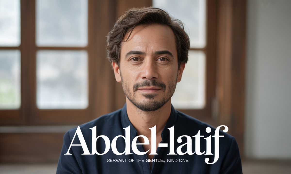 Illustration symbolique liée à l’origine du prénom Abdel-latif