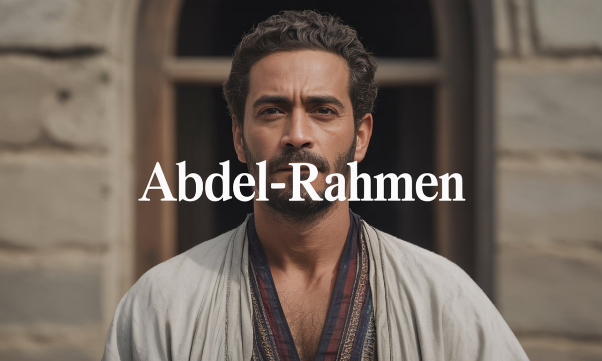 Illustration symbolique liée à l’origine du prénom Abdel-rahmen