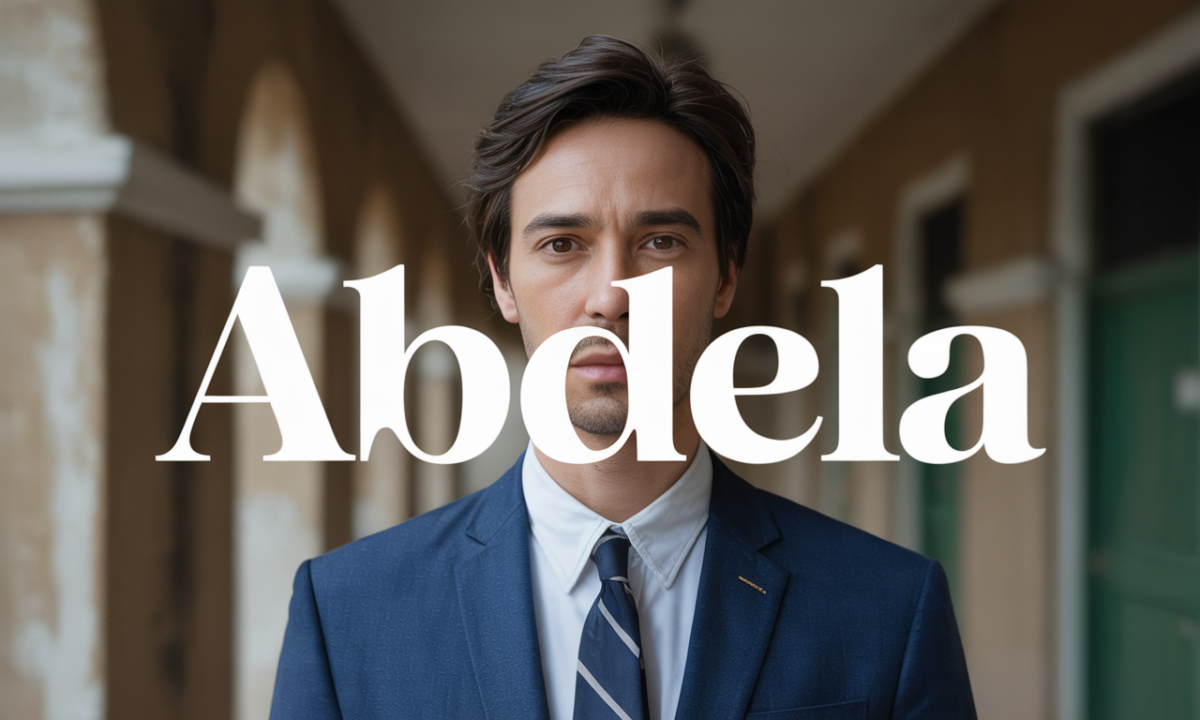 Illustration symbolique liée à l’origine du prénom Abdela