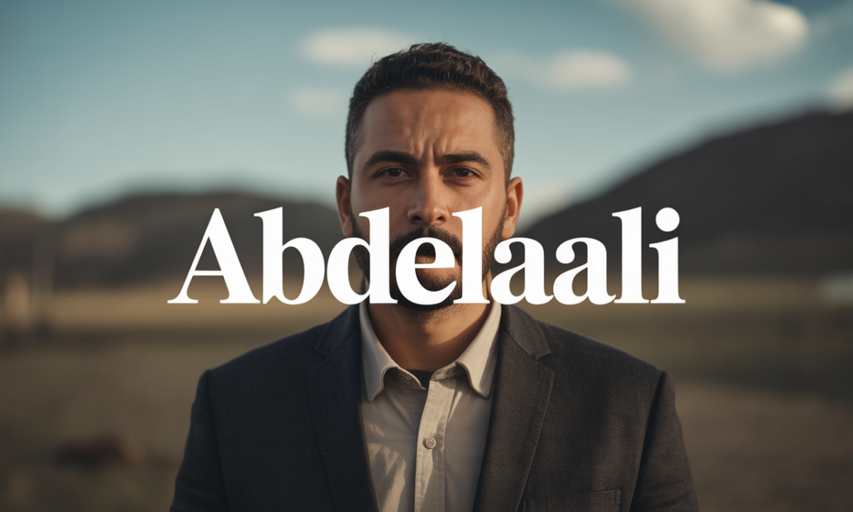 Illustration symbolique liée à l’origine du prénom Abdelaali