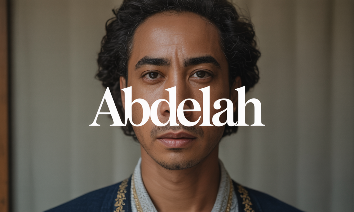 Illustration symbolique liée à l’origine du prénom Abdelah