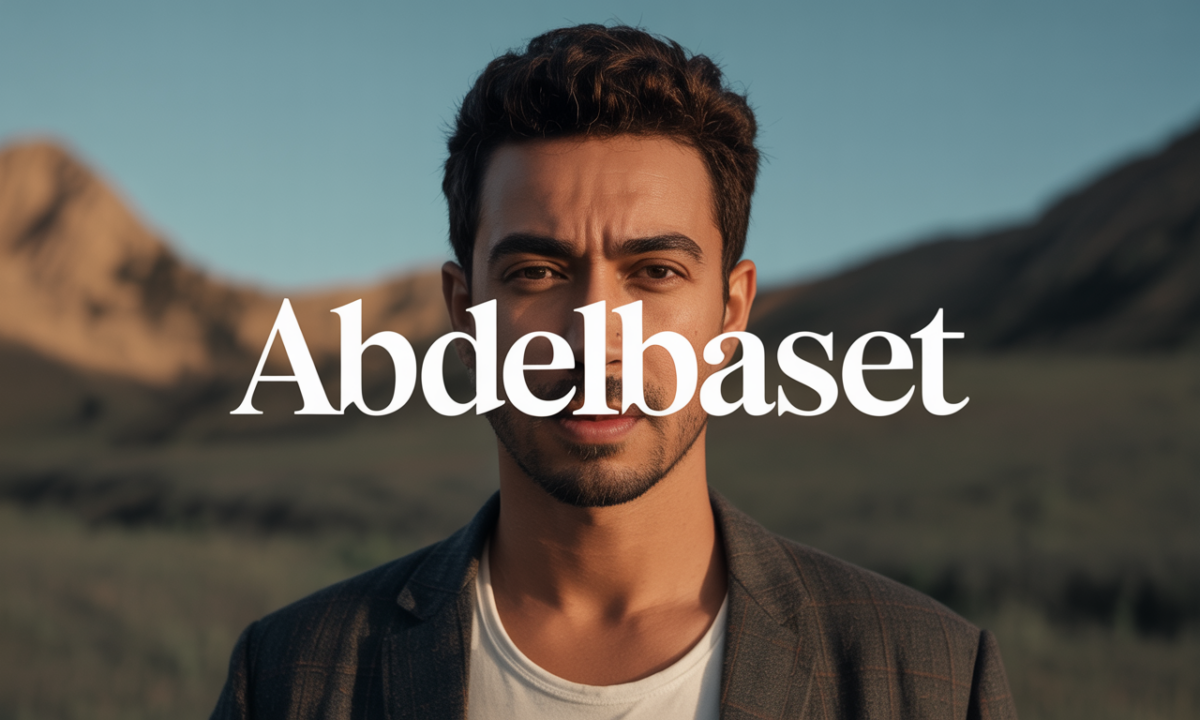 Illustration symbolique liée à l’origine du prénom Abdelbaset