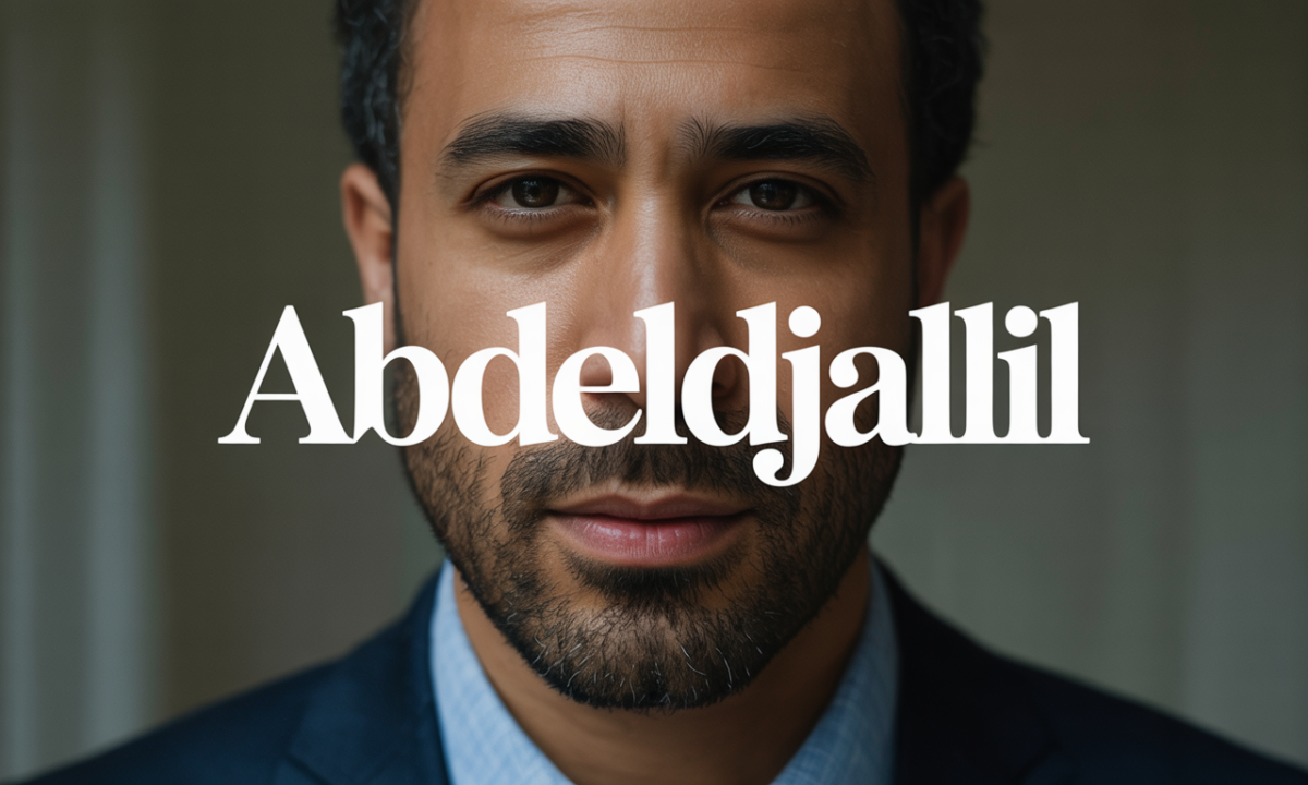 Illustration symbolique liée à l’origine du prénom Abdeldjallil