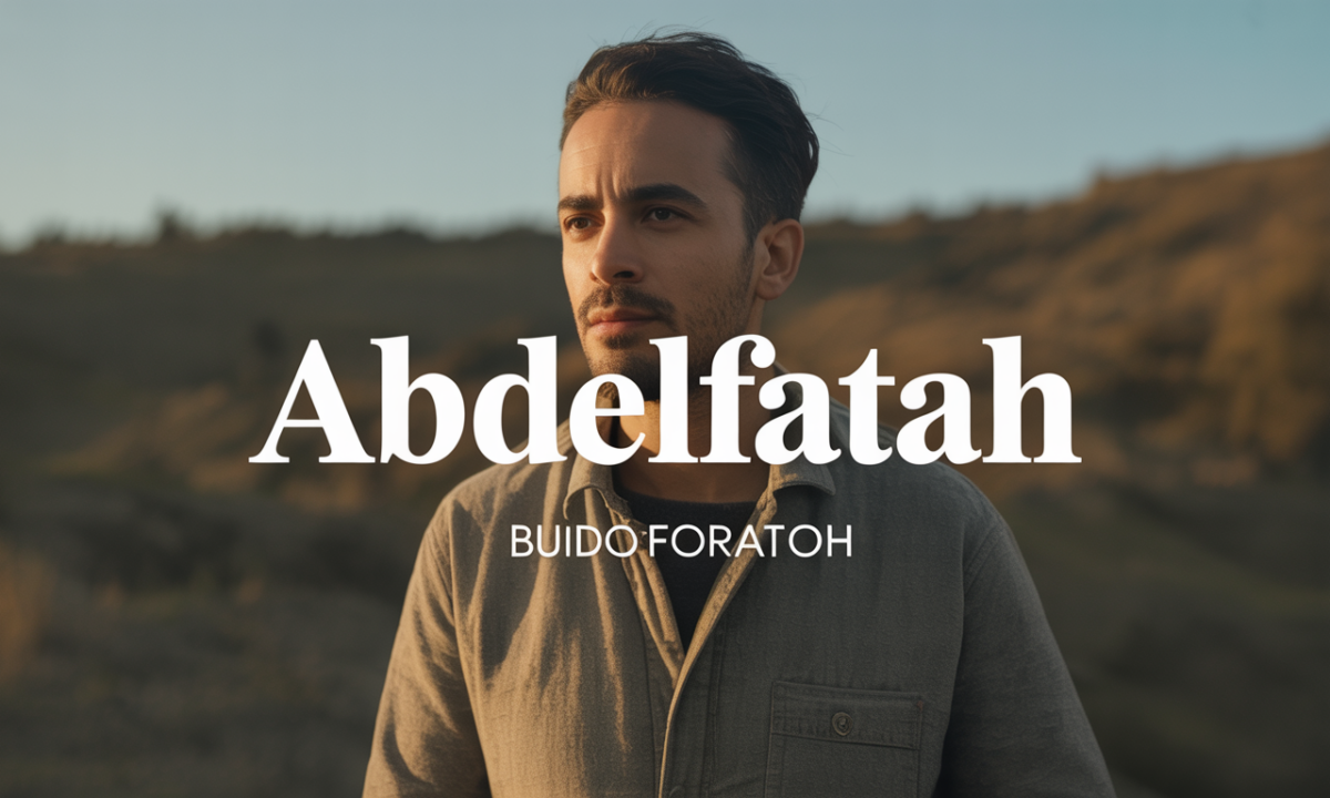 Illustration symbolique liée à l’origine du prénom Abdelfatah