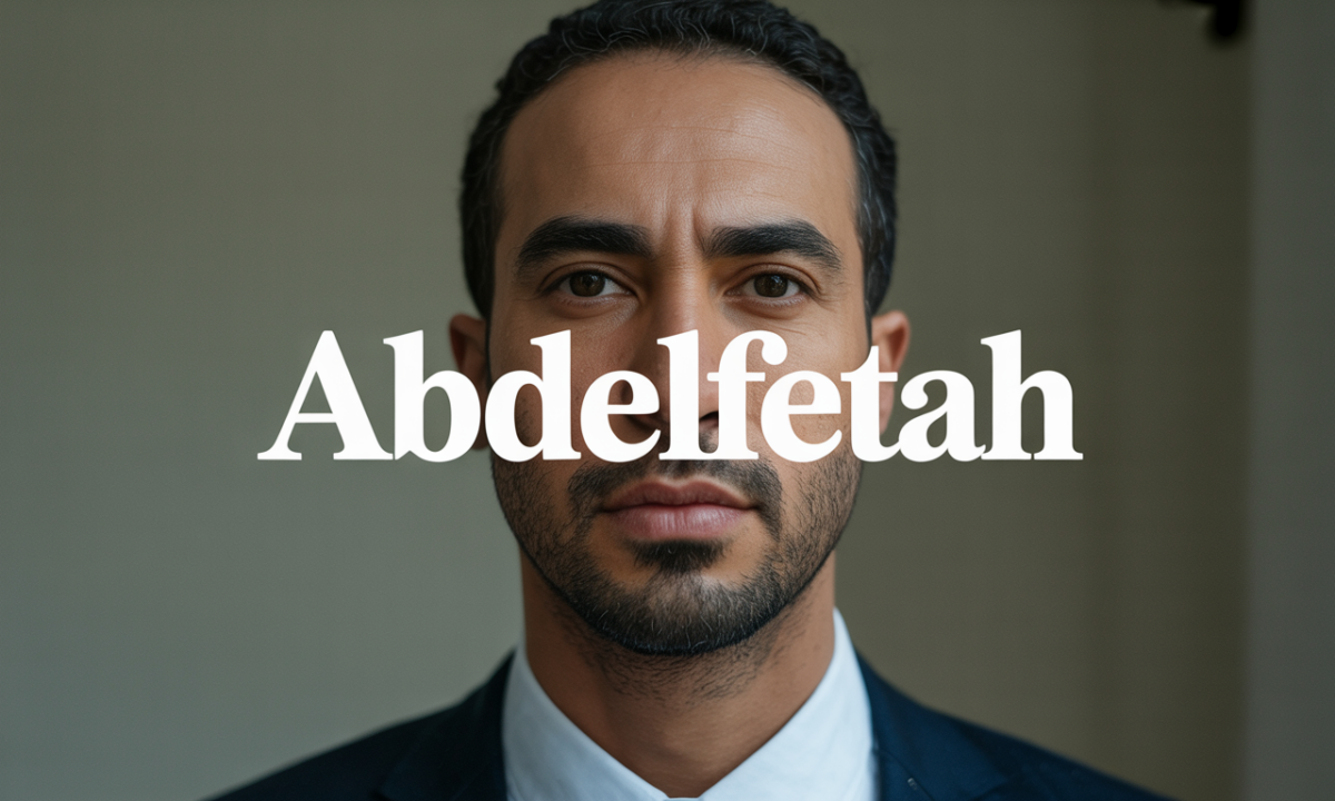 Illustration symbolique liée à l’origine du prénom Abdelfetah