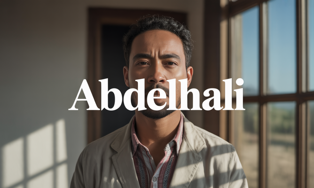 Illustration symbolique liée à l’origine du prénom Abdelhali