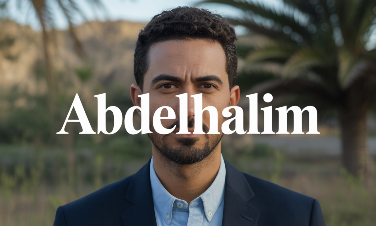 Illustration symbolique liée à l’origine du prénom Abdelhalim