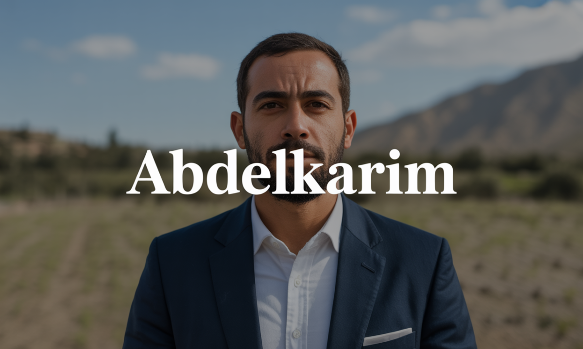 Illustration symbolique liée à l’origine du prénom Abdelkarim