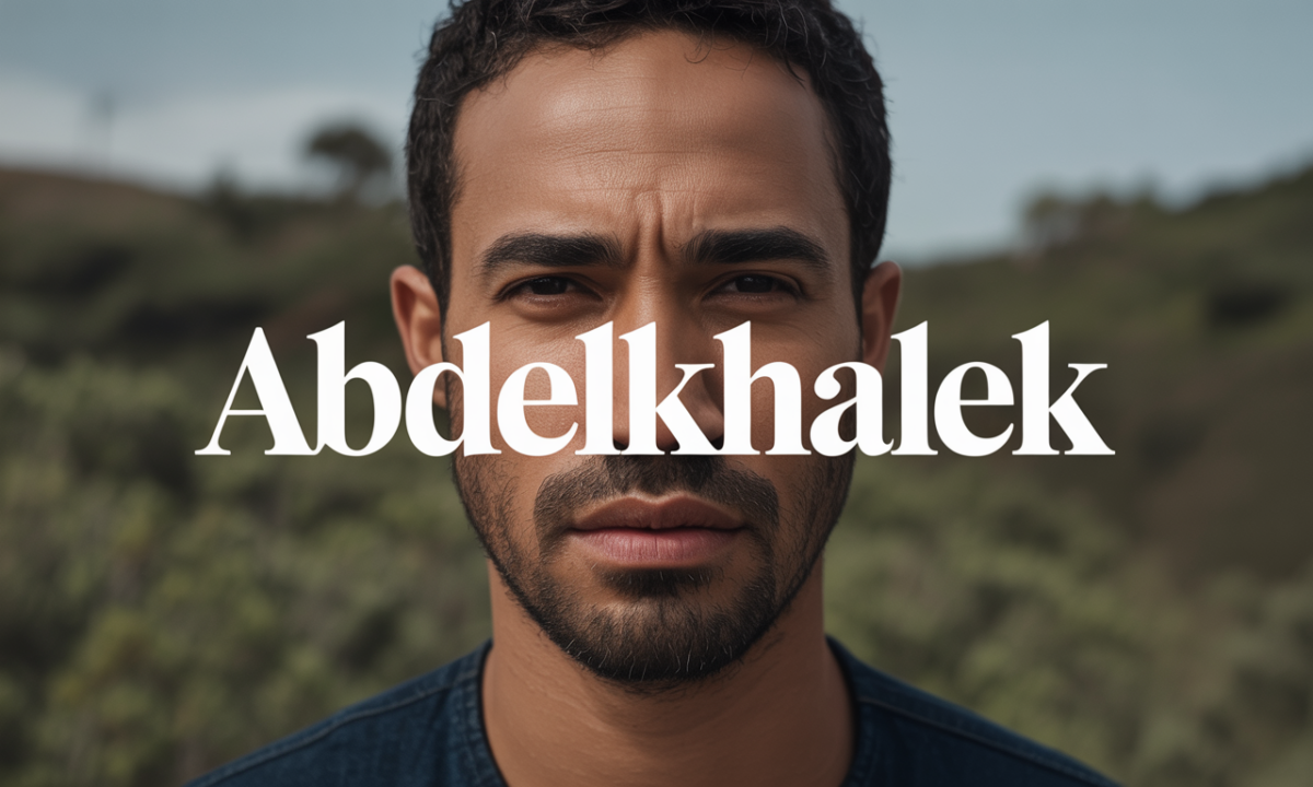 Illustration symbolique liée à l’origine du prénom Abdelkhalek