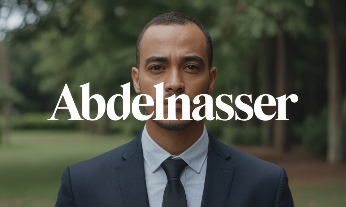 Illustration symbolique liée à l’origine du prénom Abdelnasser