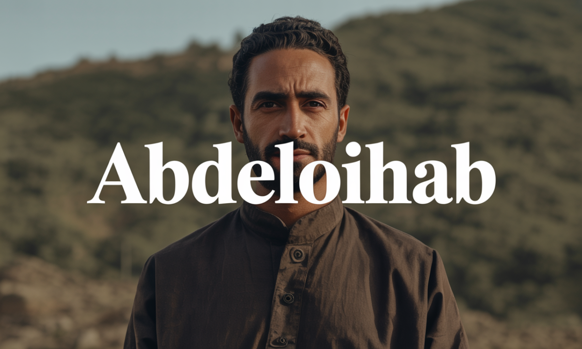 Illustration symbolique liée à l’origine du prénom Abdeloihab