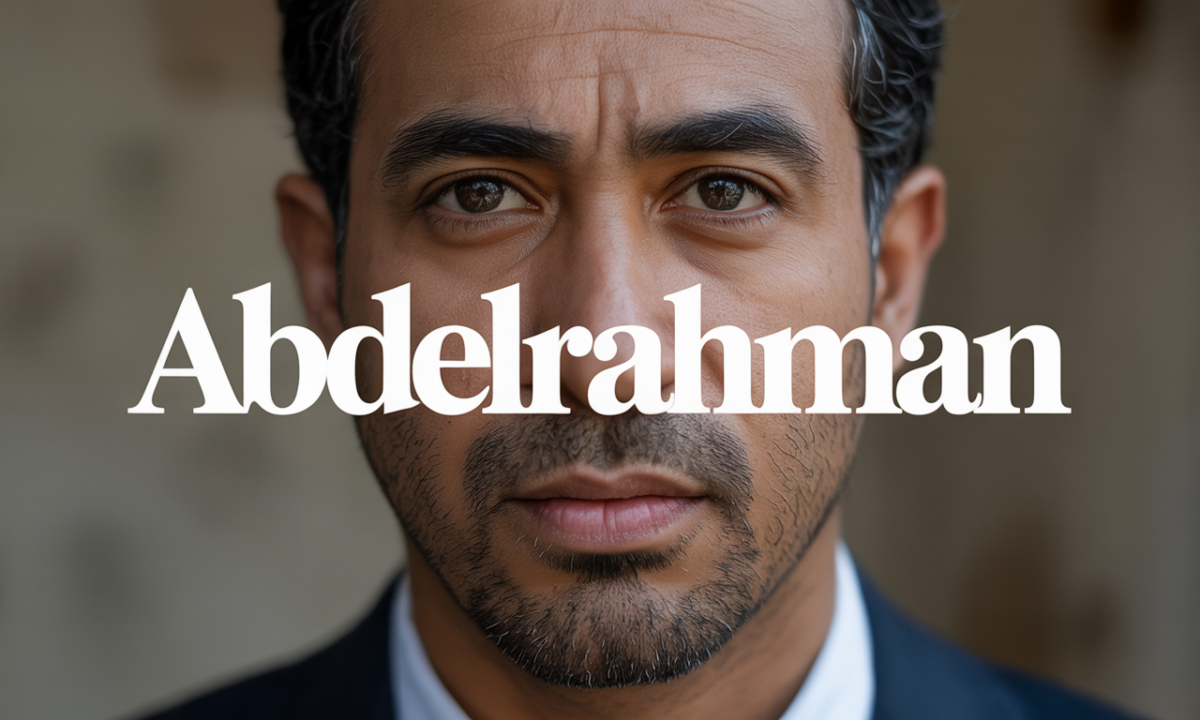 Illustration symbolique liée à l’origine du prénom Abdelrahman