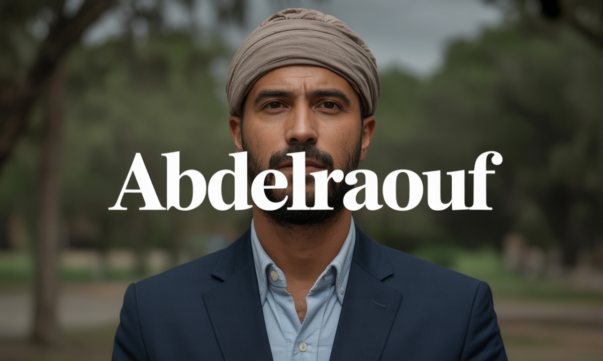 Illustration symbolique liée à l’origine du prénom Abdelraouf