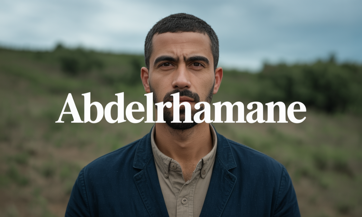 Illustration symbolique liée à l’origine du prénom Abdelrhamane