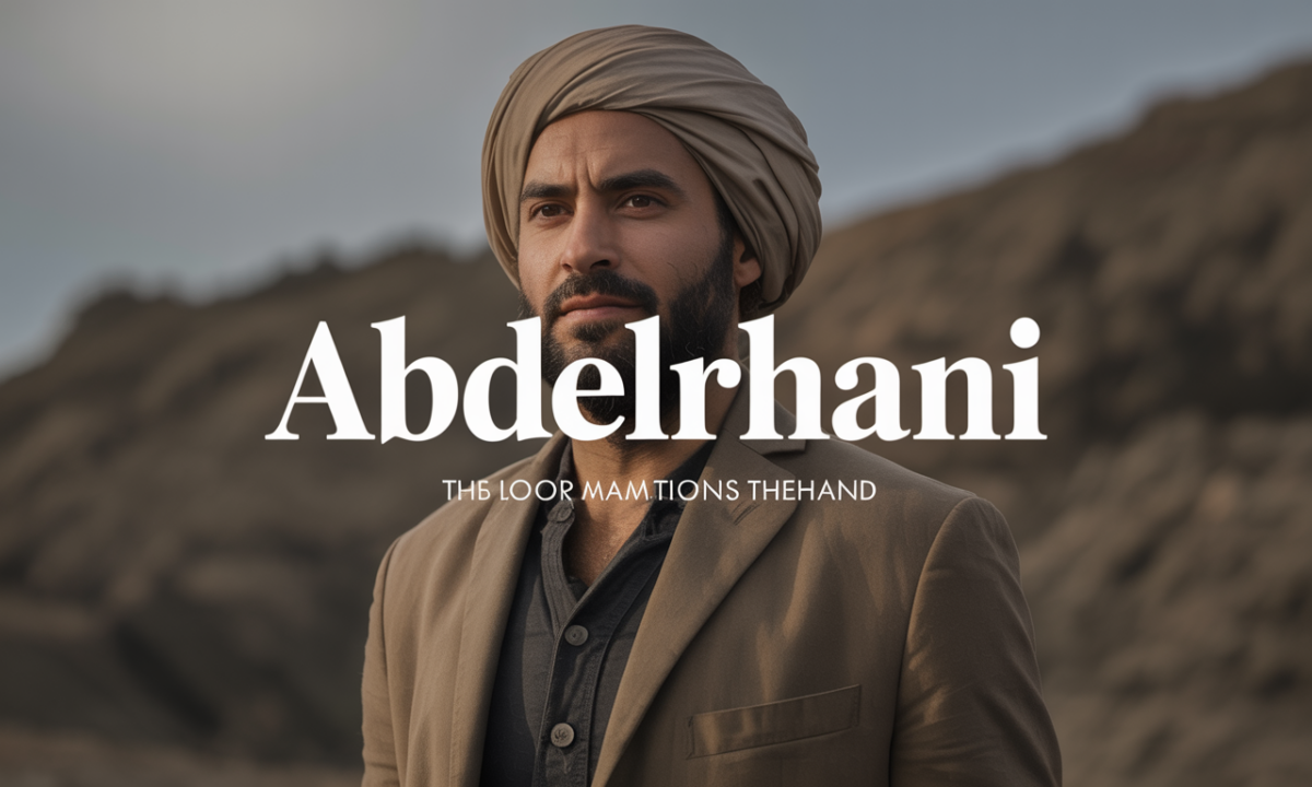 Illustration symbolique liée à l’origine du prénom Abdelrhani