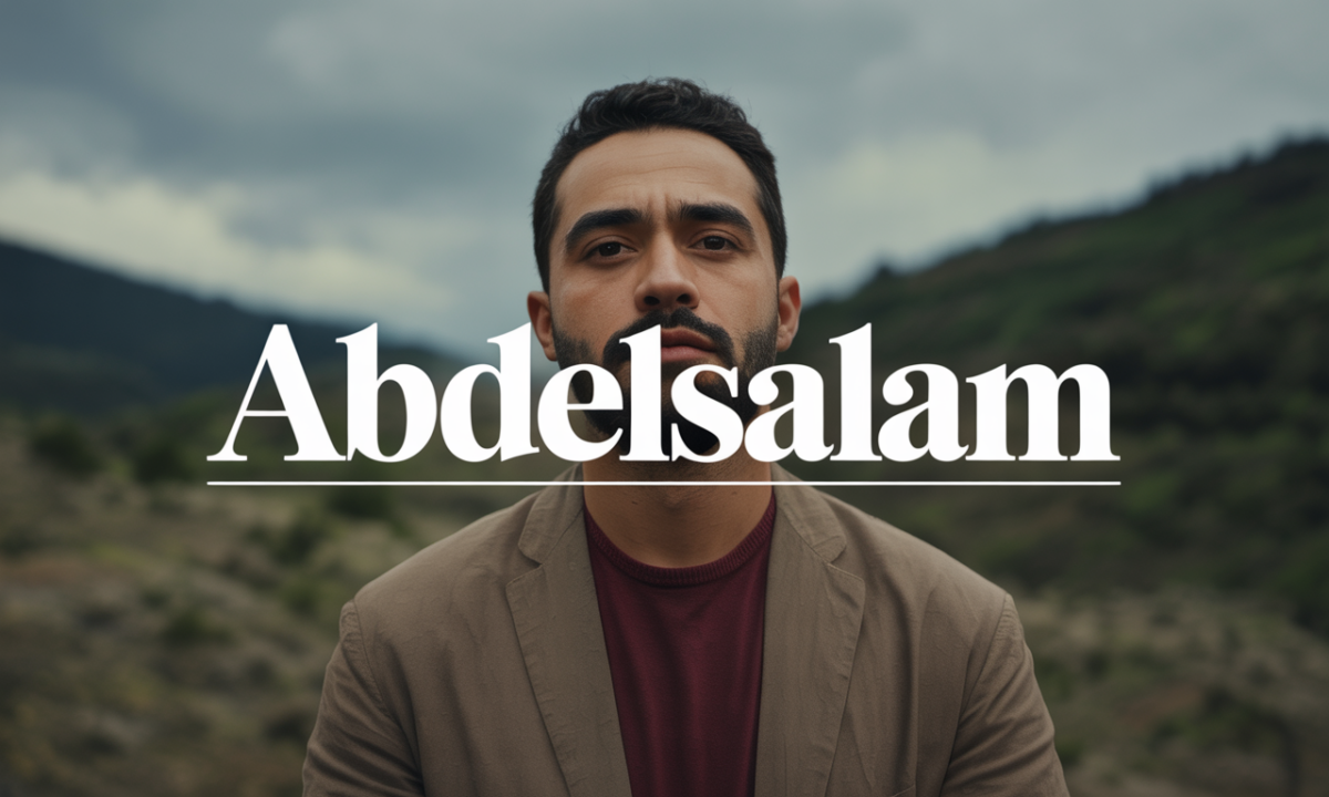 Illustration symbolique liée à l’origine du prénom Abdelsalam