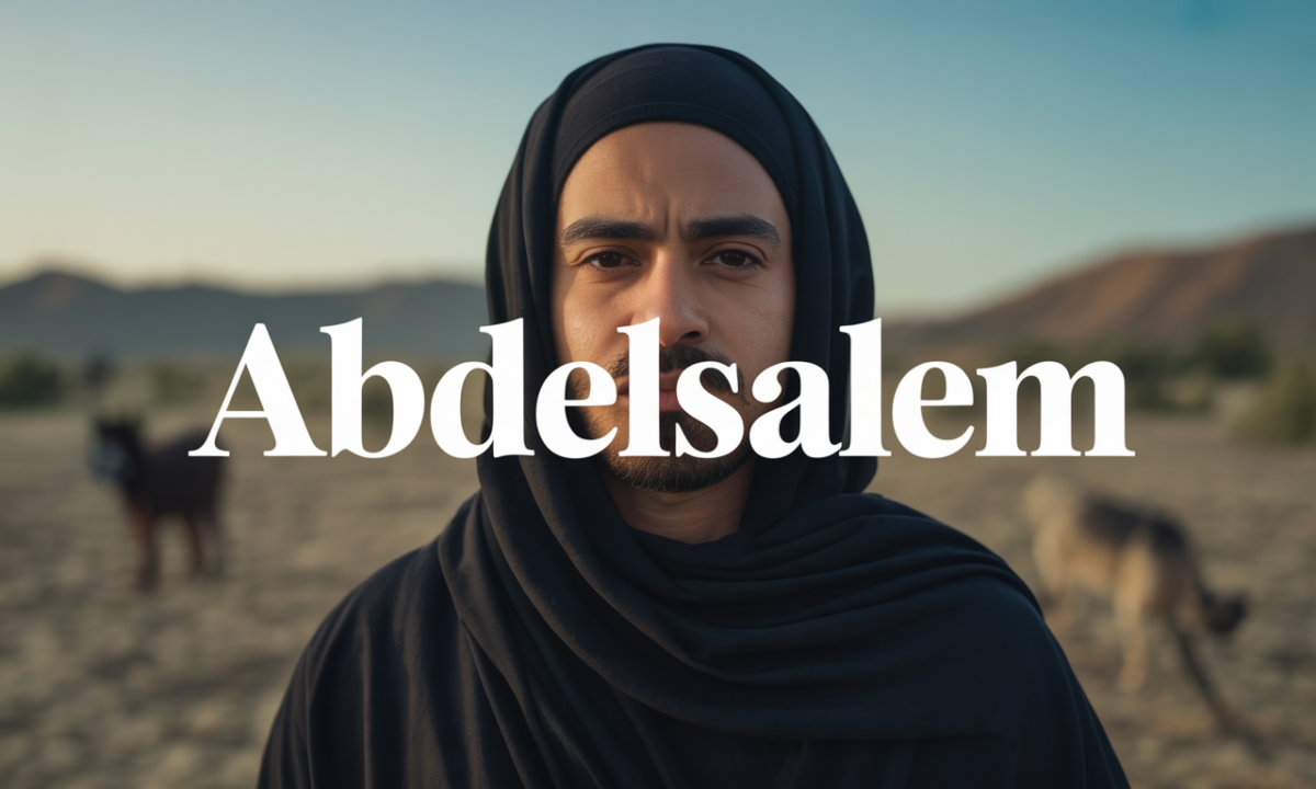 Illustration symbolique liée à l’origine du prénom Abdelsalem