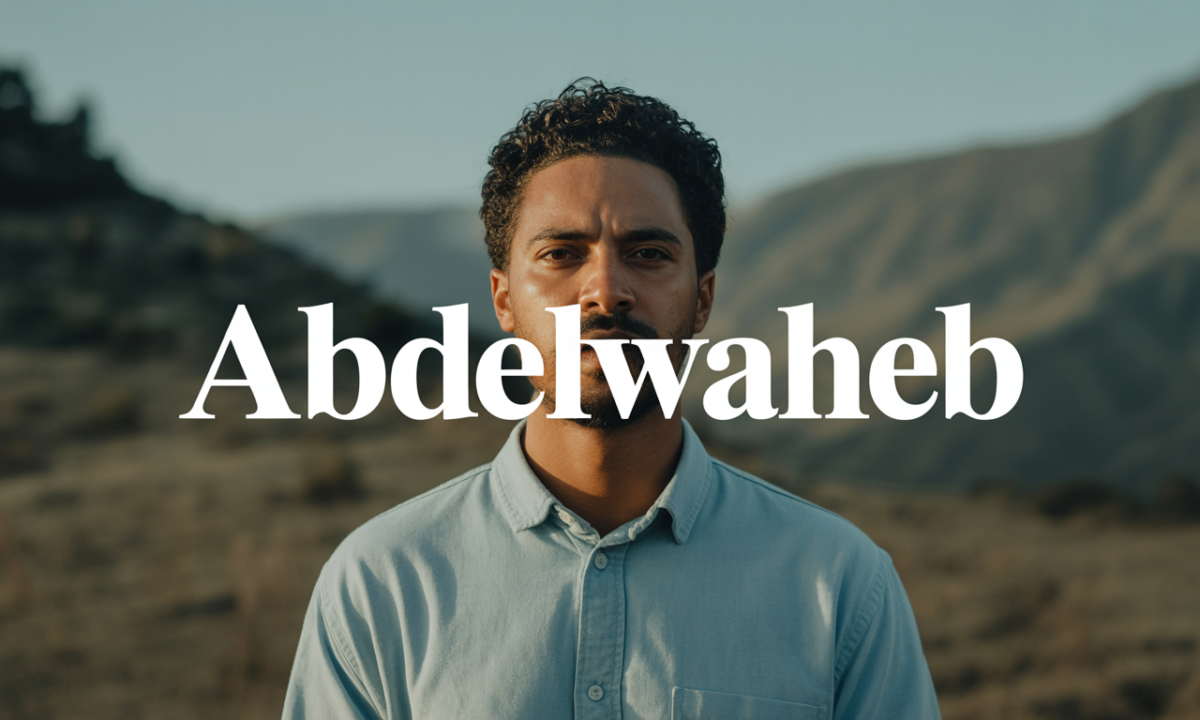 Illustration symbolique liée à l’origine du prénom Abdelwaheb