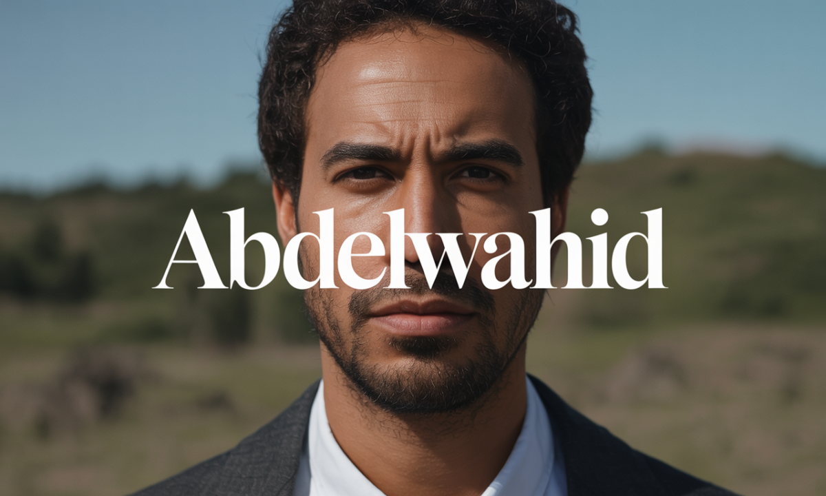 Illustration symbolique liée à l’origine du prénom Abdelwahid