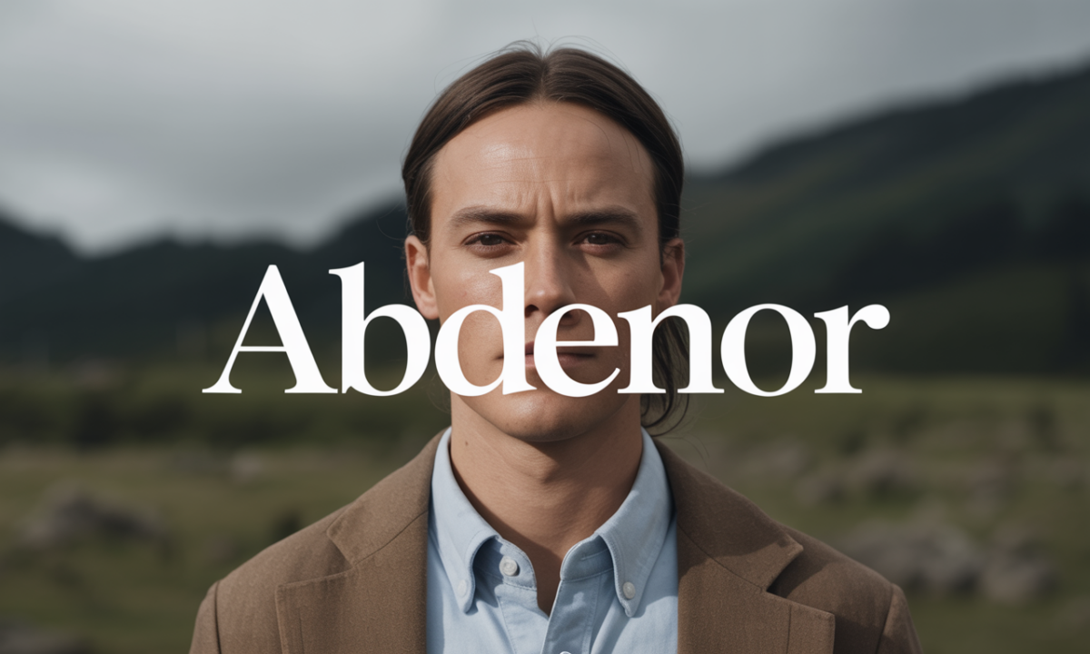 Illustration symbolique liée à l’origine du prénom Abdenor