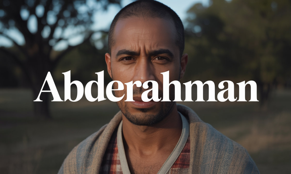 Illustration de Abderahman, Prénoms