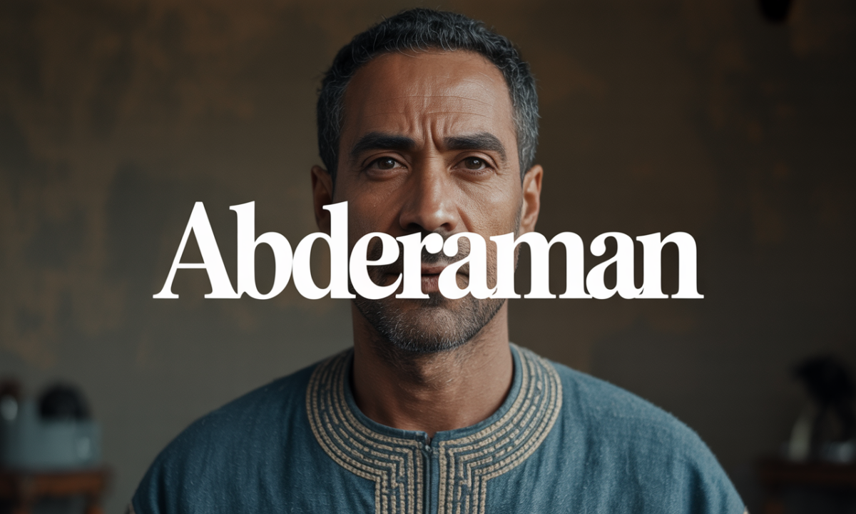 Illustration de Abderaman, Prénoms