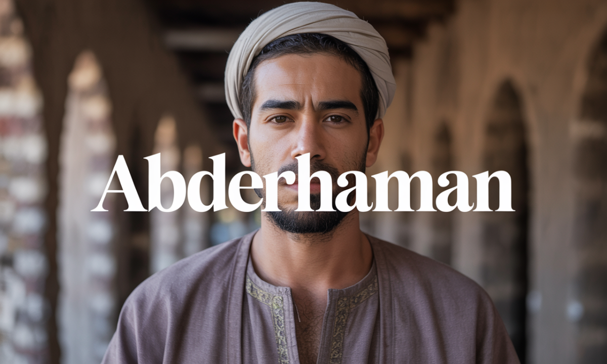 Illustration symbolique liée à l’origine du prénom Abderhaman
