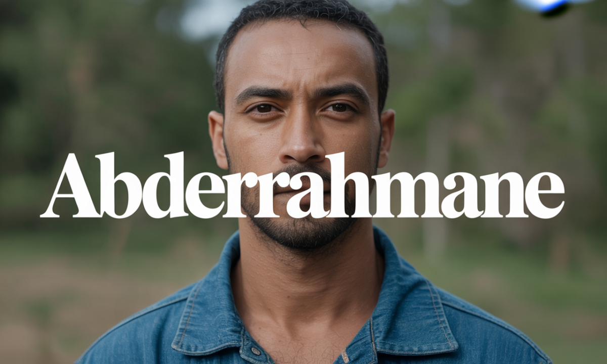 Illustration symbolique liée à l’origine du prénom Abderrahmane
