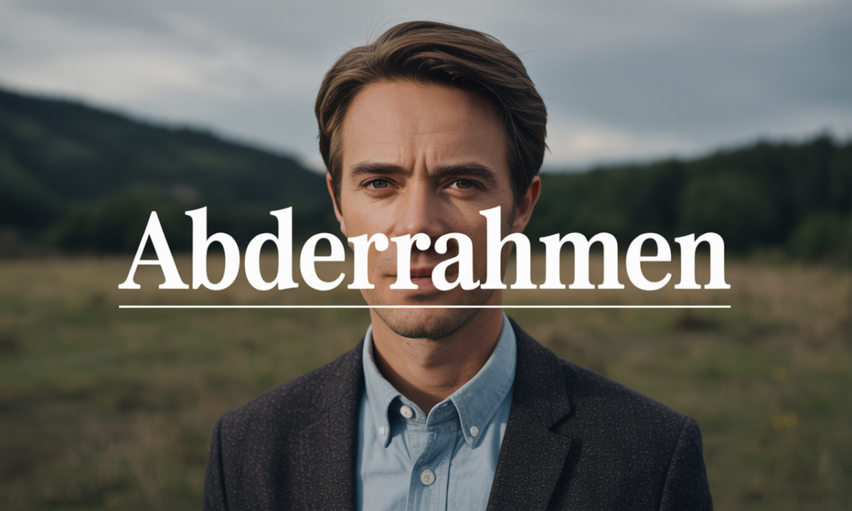 Illustration symbolique liée à l’origine du prénom Abderrahmen