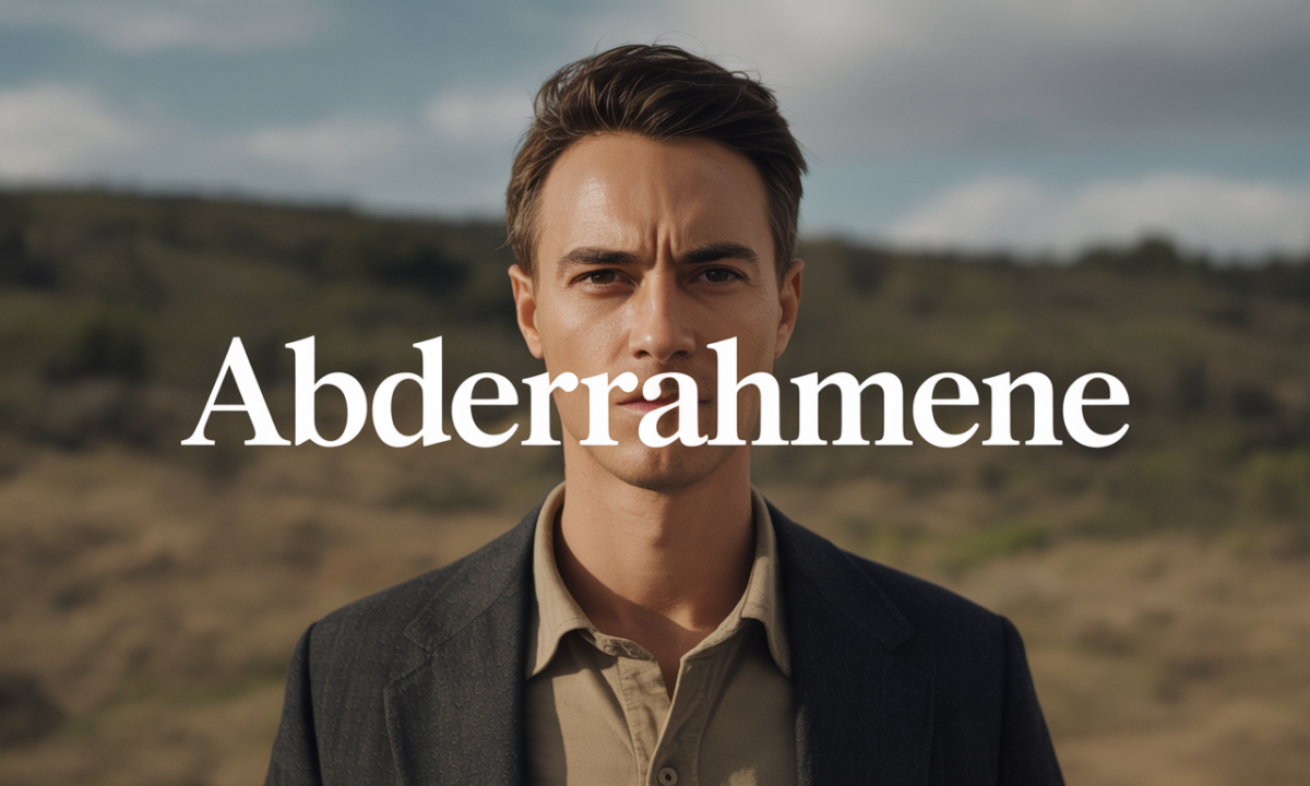 Illustration symbolique liée à l’origine du prénom Abderrahmene