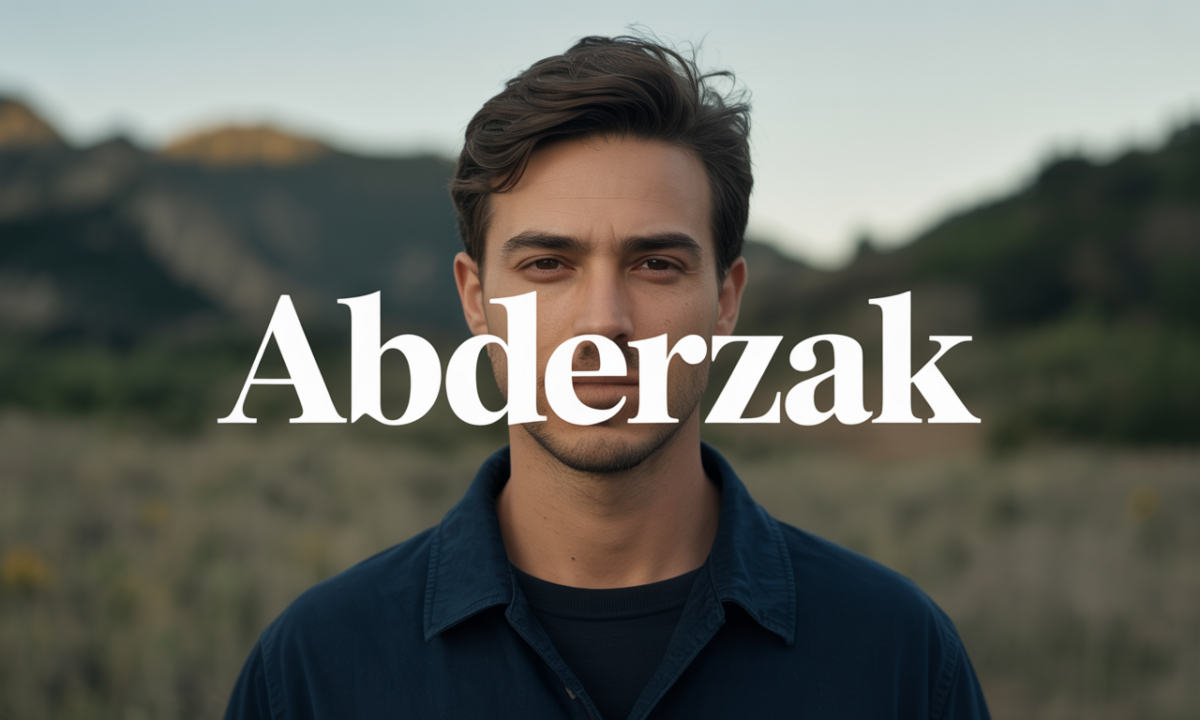 Illustration symbolique liée à l’origine du prénom Abderzak