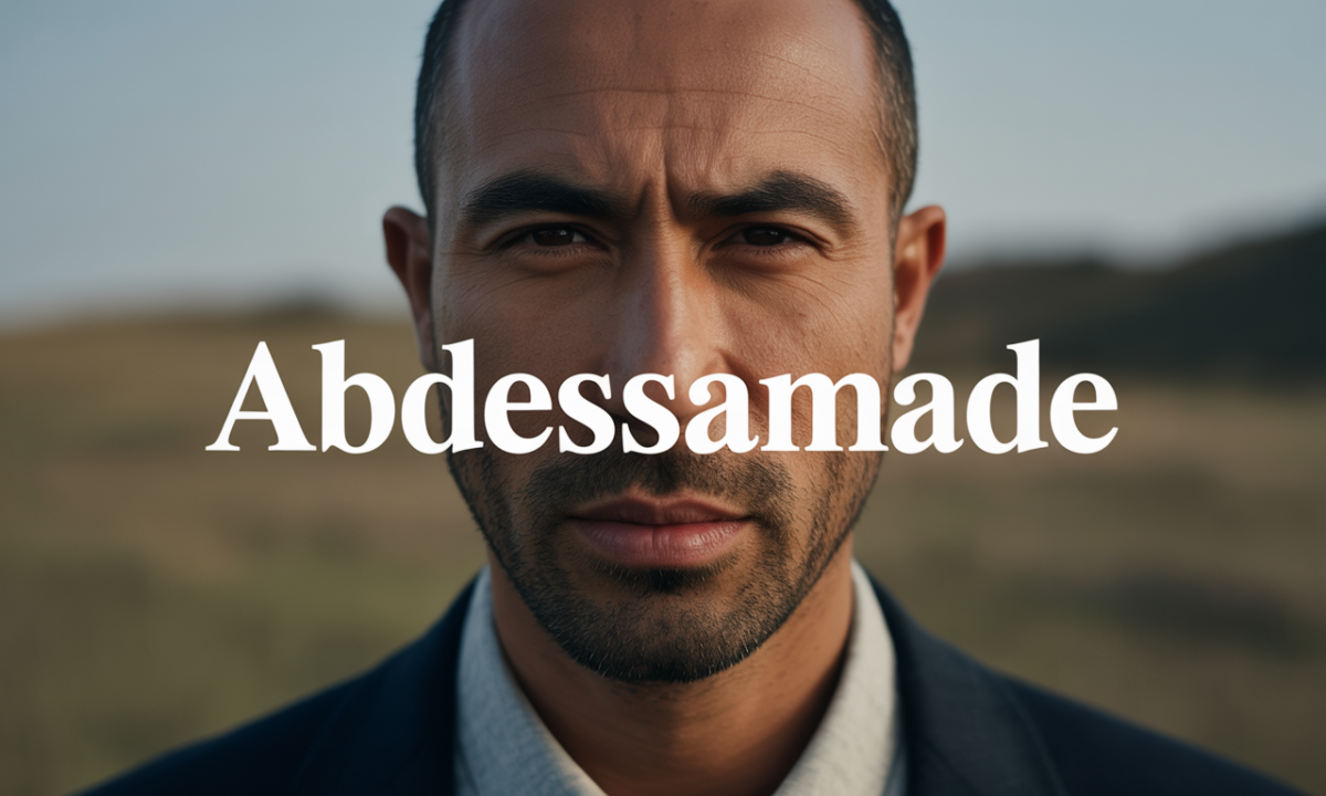 Illustration symbolique liée à l’origine du prénom Abdessamade