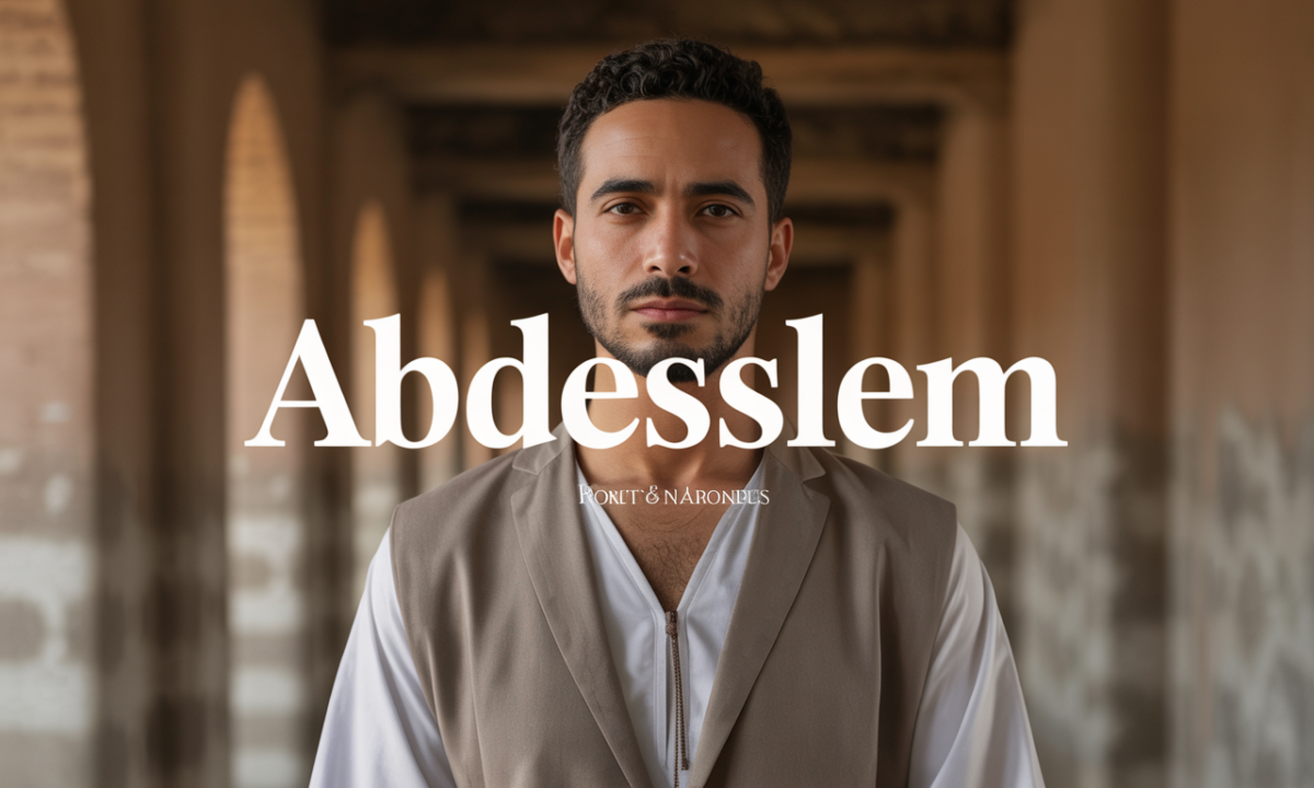 Illustration symbolique liée à l’origine du prénom Abdesslem