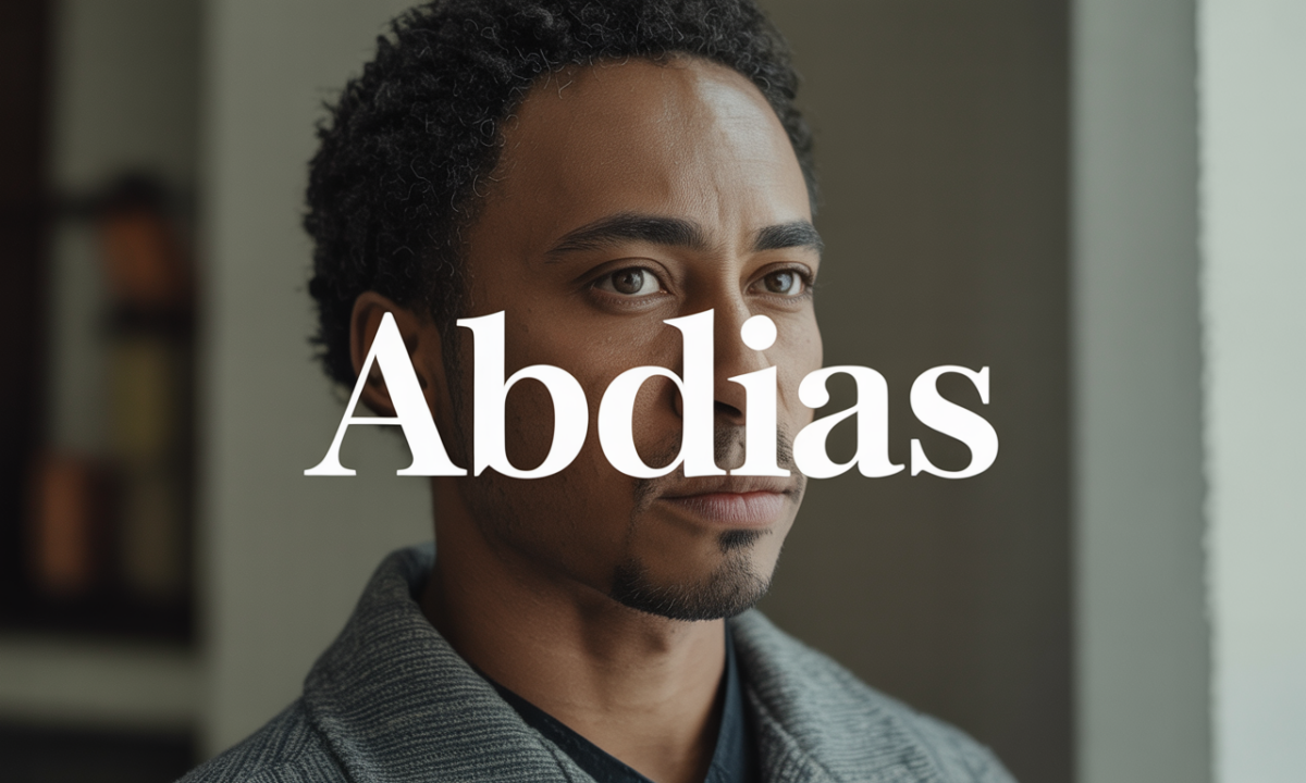 Illustration symbolique liée à l’origine du prénom Abdias