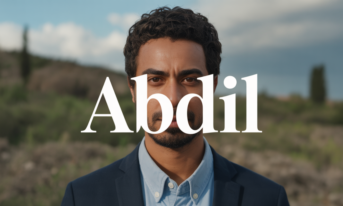 Illustration symbolique liée à l’origine du prénom Abdil