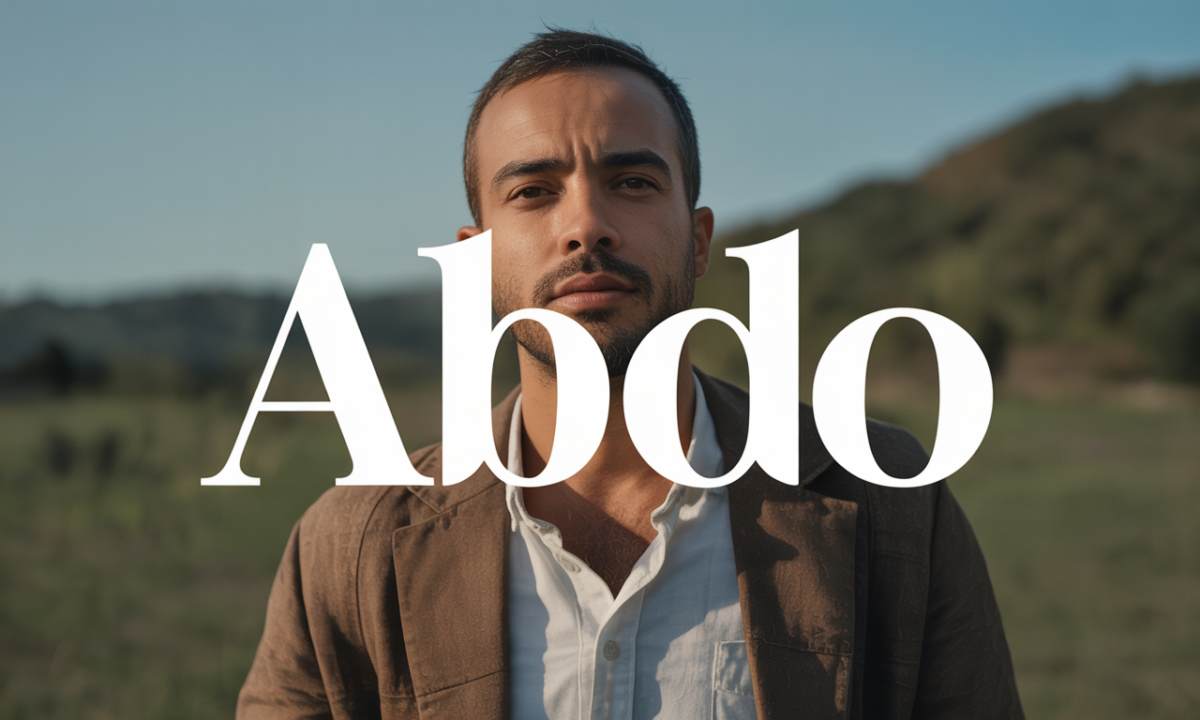 Illustration symbolique liée à l’origine du prénom Abdo