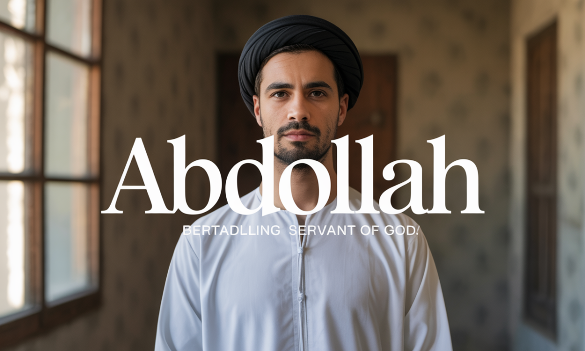 Illustration symbolique liée à l’origine du prénom Abdollah